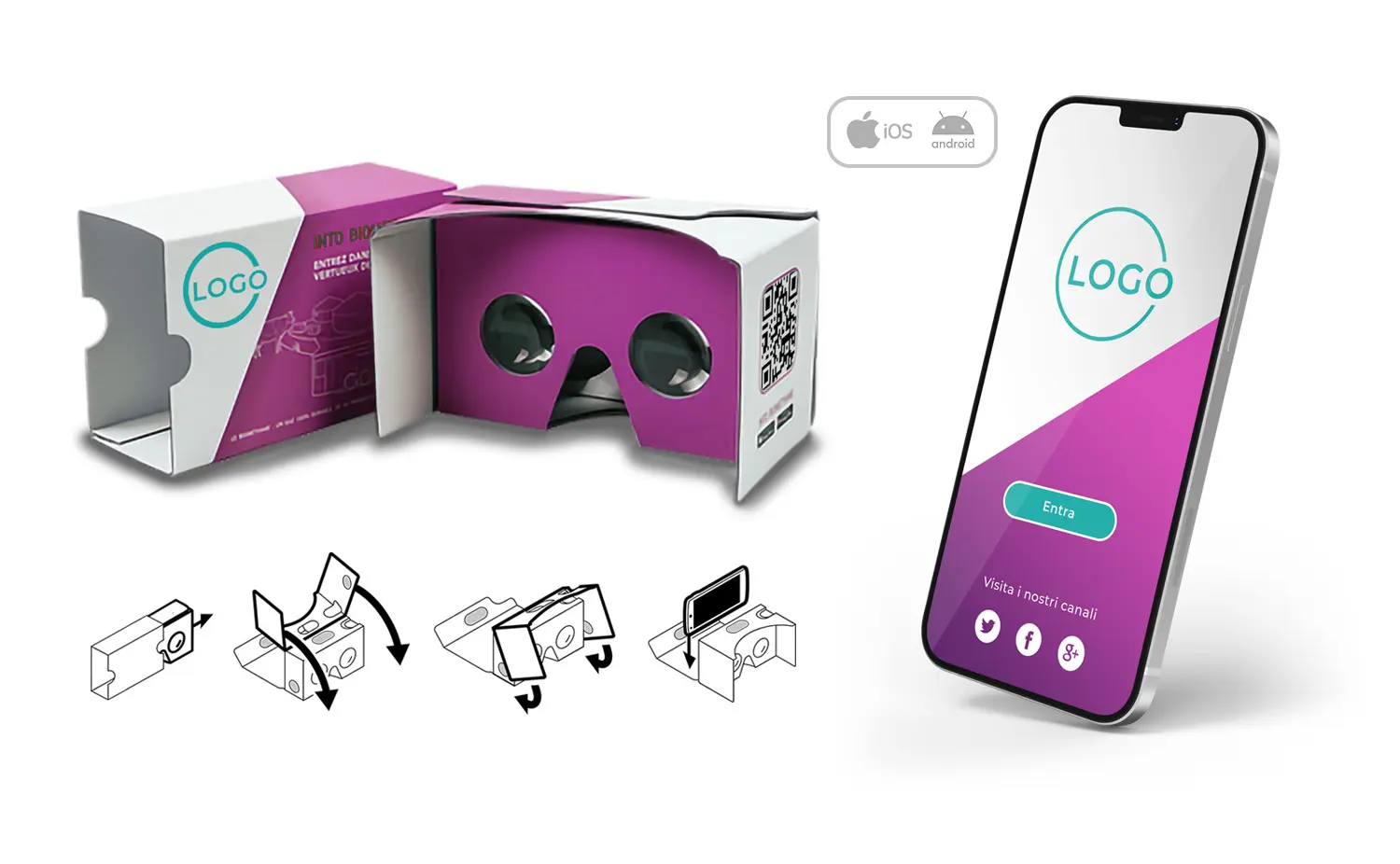 Cardboard VR personalizzato